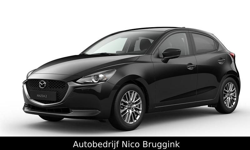Zwart Gebruikt 2021 Mazda 2 Style Hatchback | € 17.250 (Super prijs) - Afbeelding 1/4