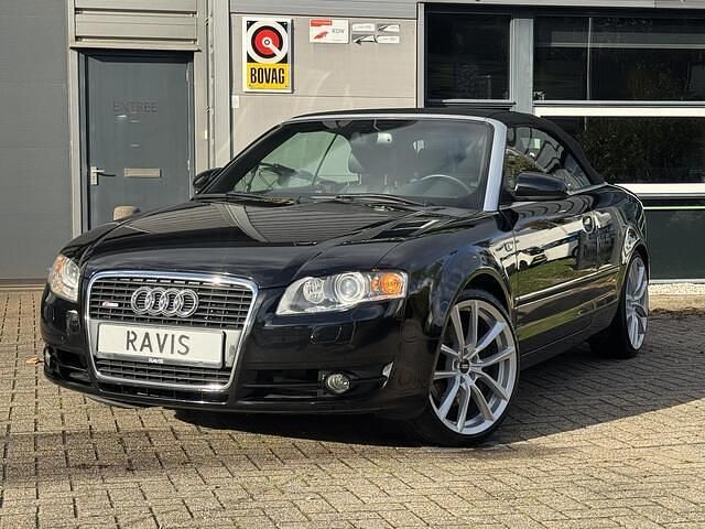Occasion Audi A4 Cabriolet S-Line 200 PK (147 kW) 2007 Zwart Cabriolet