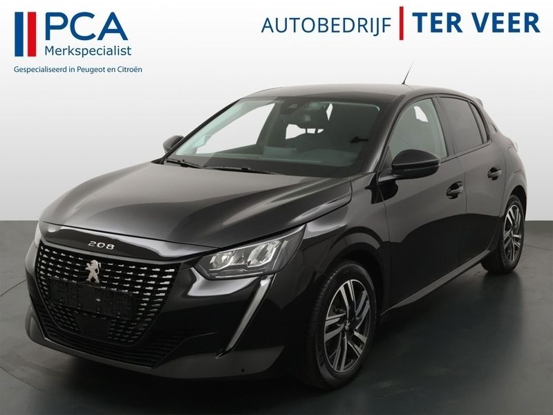 Zwart Gebruikt 2023 Peugeot 208 Allure Hatchback | € 20.950 (Eerlijke prijs) - Afbeelding 1/4