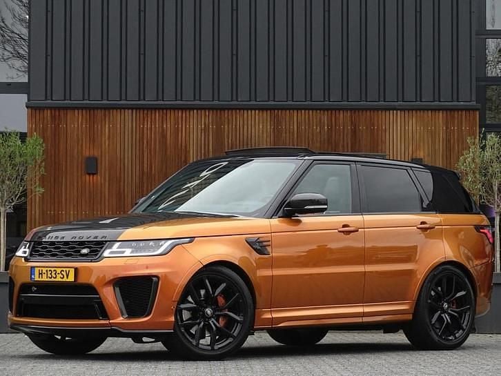 Oranje, metallic lak Gebruikt 2019 Land Rover Range Rover Sport SVR SUV | € 74.995 (Eerlijke prijs) - Afbeelding 1/4