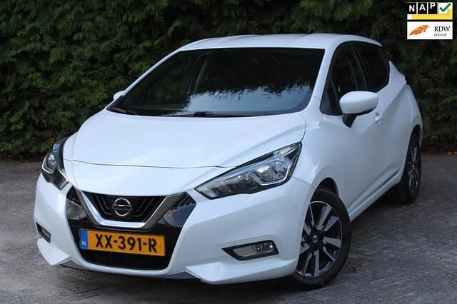 Wit Occasion 2019 Nissan Micra N-Connecta Hatchback | € 9.995 (Eerlijke prijs) - Afbeelding 1/4