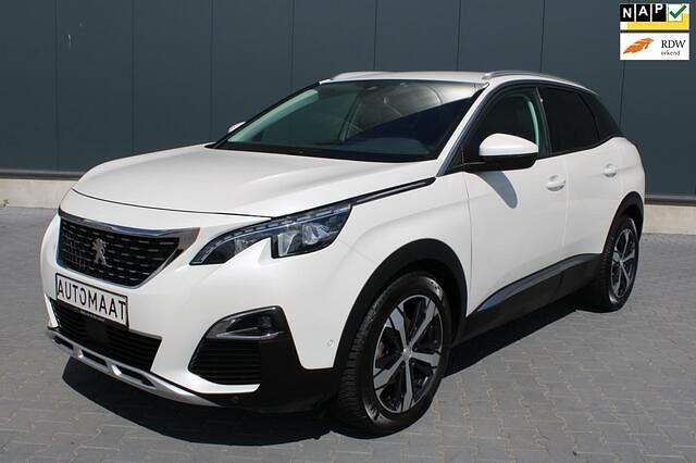 Wit Gebruikt 2017 Peugeot 3008 GT-line SUV | € 14.950 (Eerlijke prijs) - Afbeelding 1/4