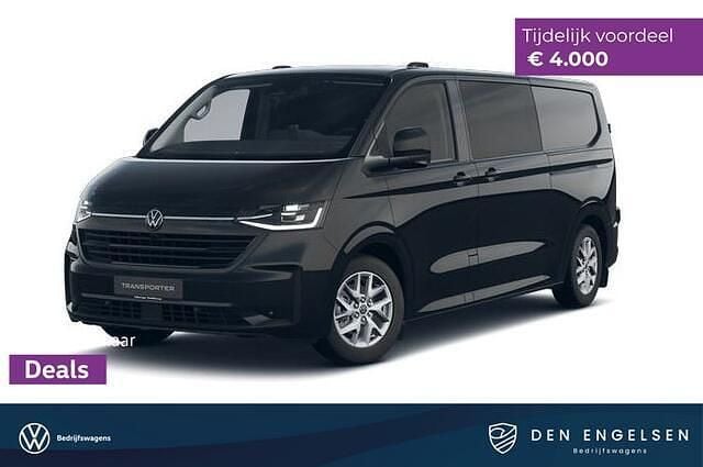 Zwart Nieuw 2026 VW Transporter Exclusive Van | € 61.950 (Eerlijke prijs) - Afbeelding 1/4