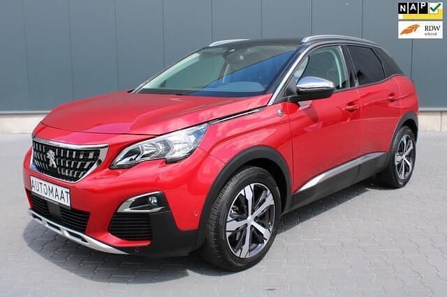 Rood Gebruikt 2018 Peugeot 3008 Crossway SUV | € 17.500 (Eerlijke prijs) - Afbeelding 1/4