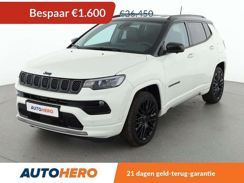 Wit Gebruikt 2022 Jeep Compass SUV | € 25.049 (Goede deal) - Afbeelding 1/3