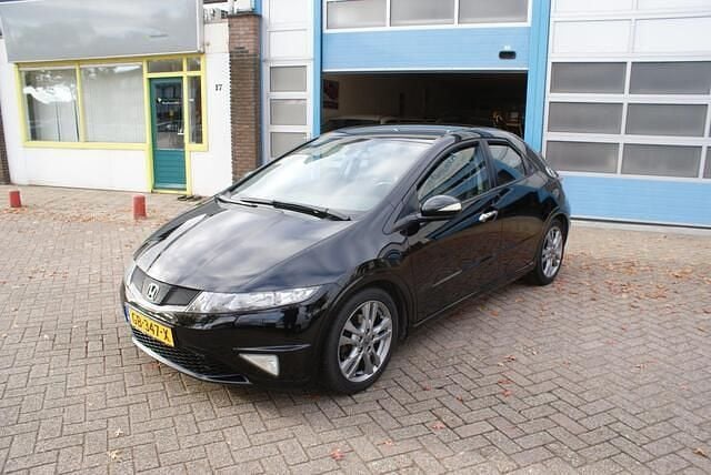 Zwart Gebruikt 2011 Honda Civic Sport Hatchback | € 6.950 (Eerlijke prijs) - Afbeelding 1/4