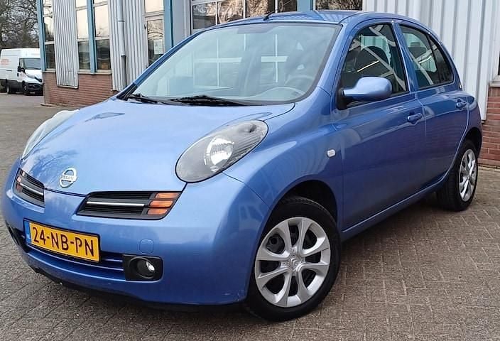 Occasion Nissan Micra Tekna 80 PK (58 kW) 2003 Blauw (metallic) Hatchback