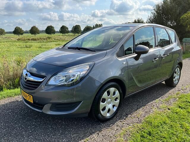 Grijs Gebruikt 2014 Opel Meriva MPV | € 4.450 (Goede deal) - Afbeelding 1/4