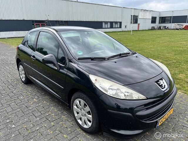 Zwart Gebruikt 2008 Peugeot 207 Hatchback | € 1.449 (Eerlijke prijs) - Afbeelding 1/4