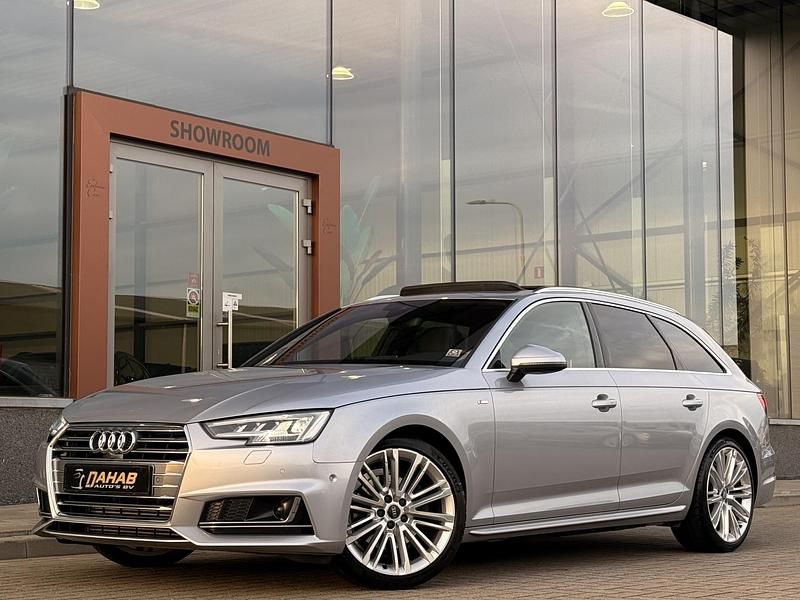 Grijs Gebruikt 2017 Audi A4 S-Line Stationwagen | € 27.995 (Duur) - Afbeelding 1/4