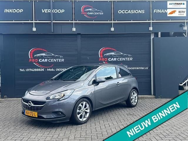 Grijs Gebruikt 2015 Opel Corsa Edition Hatchback | € 5.499 (Goede deal) - Afbeelding 1/4