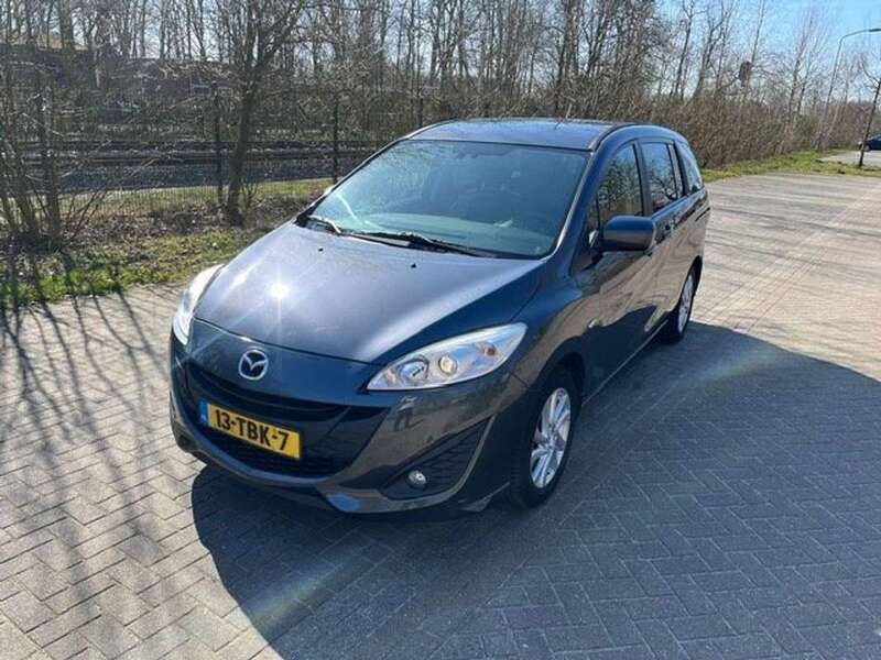 Grijs Gebruikt 2012 Mazda 5 MPV | € 8.499 (Eerlijke prijs) - Afbeelding 1/4
