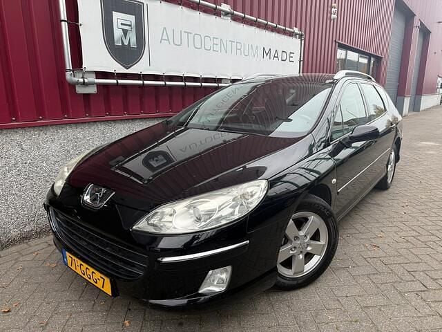 Zwart Gebruikt 2008 Peugeot 407 Business-Line Stationwagen | € 1.950 (Eerlijke prijs) - Afbeelding 1/4