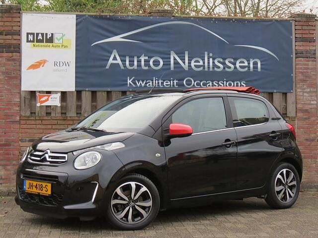Zwart (metallic) Gebruikt 2016 Citroën C1 Shine Hatchback | € 9.450 (Eerlijke prijs) - Afbeelding 1/4