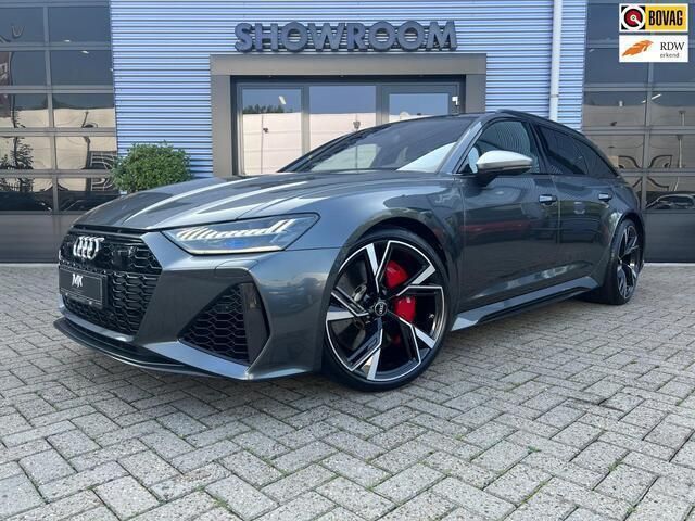 Grijs Gebruikt 2020 Audi RS6 Basis Stationwagen | € 112.900 - Afbeelding 1/4