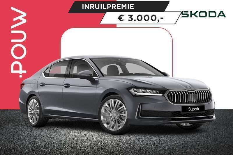 Grijs, metallic lak Nieuw 2024 Skoda Superb First Edition Hatchback | € 50.350 (Duur) - Afbeelding 1/4