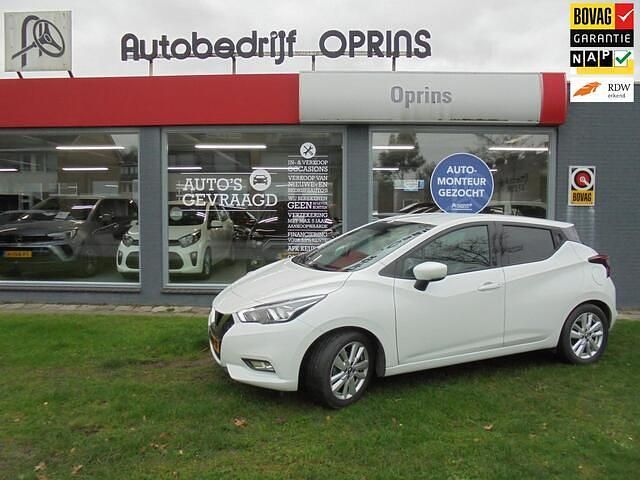 Wit Occasion 2019 Nissan Micra N-Connecta Hatchback | € 11.499 (Goede deal) - Afbeelding 1/4