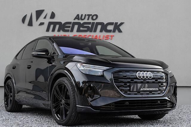 Zwart Gebruikt 2021 Audi Q4 Sportback e-tron S-Line SUV | € 44.950 - Afbeelding 1/4
