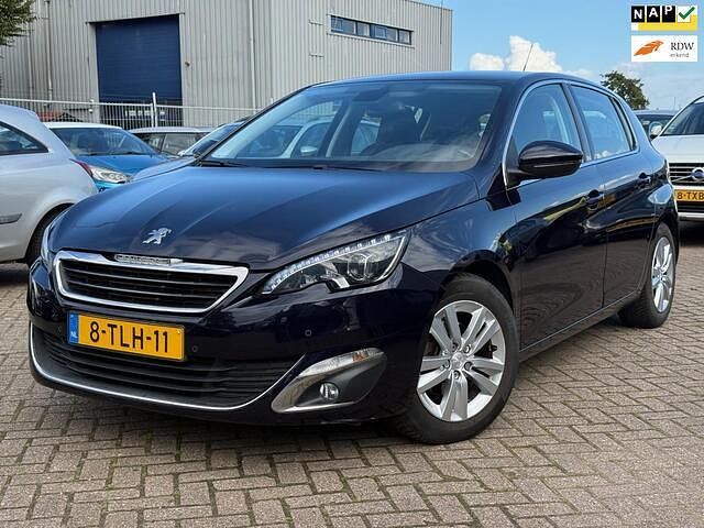 Blauw, metallic lak Gebruikt 2014 Peugeot 308 Allure Hatchback | € 5.350 (Super prijs) - Afbeelding 1/4