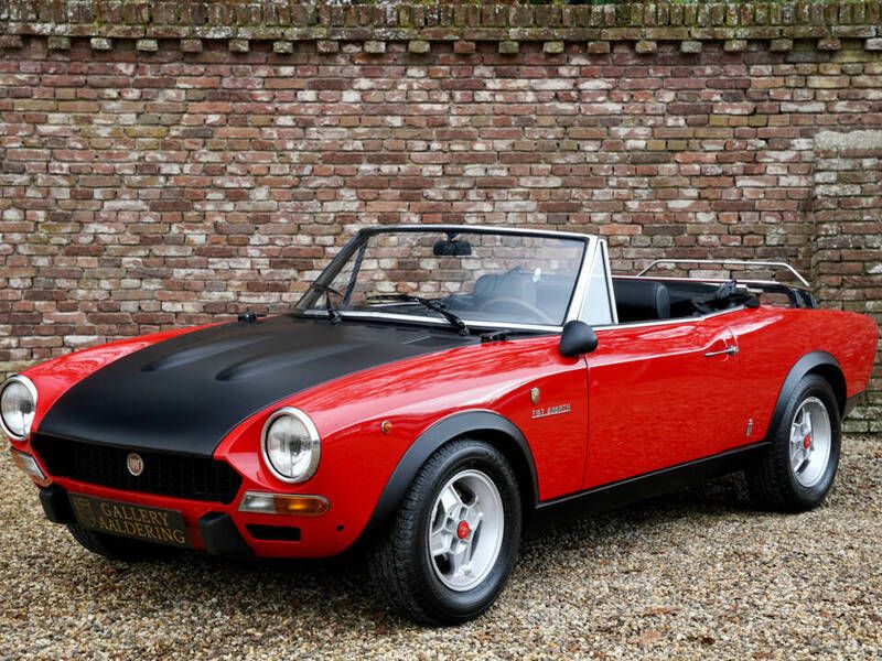 Rood Gebruikt 1973 Fiat 124 Spider Abarth Cabriolet | € 84.500 - Afbeelding 1/4