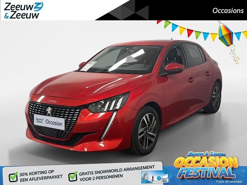 Rood Gebruikt 2020 Peugeot 208 Allure Hatchback | € 13.435 (Goede deal) - Afbeelding 1/4