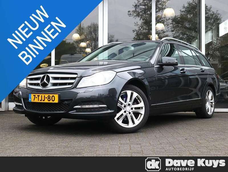 Zwart Gebruikt 2014 Mercedes C180 Ambition Stationwagen | € 14.950 (Goede deal) - Afbeelding 1/4