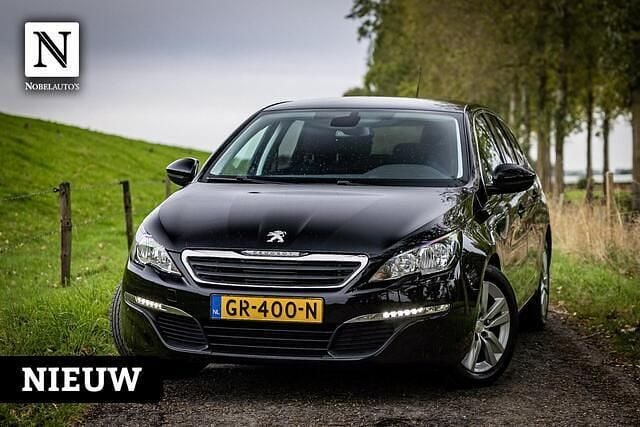 Zwart Gebruikt 2015 Peugeot 308 Active Stationwagen | € 4.440 (Eerlijke prijs) - Afbeelding 1/4