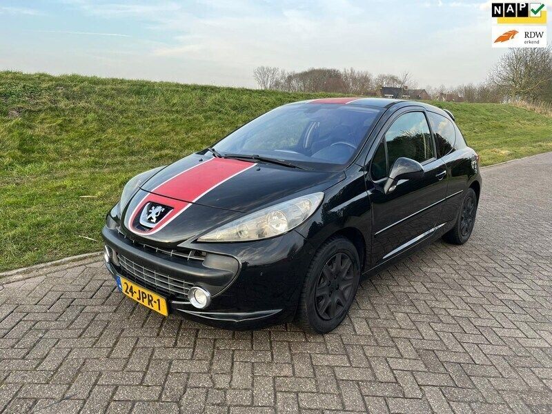 Zwart Gebruikt 2009 Peugeot 207 Hatchback | € 2.950 (Iets duurder) - Afbeelding 1/4