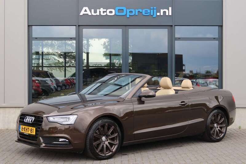 Bruin, metallic lak Gebruikt 2013 Audi A5 Cabriolet Proline Cabriolet | € 15.495 (Eerlijke prijs) - Afbeelding 1/4