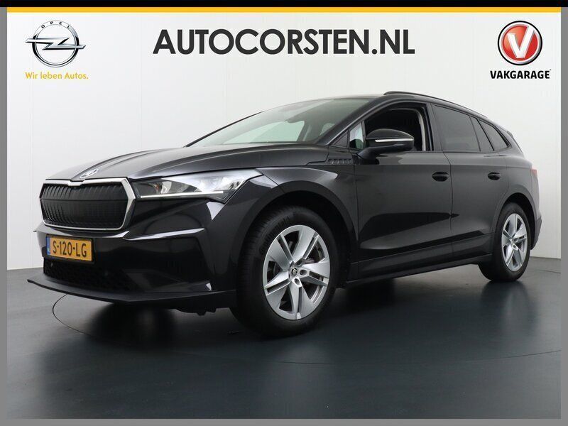 Zwart Gebruikt 2023 Skoda Enyaq iV Business Line SUV | € 26.895 (Eerlijke prijs) - Afbeelding 1/4