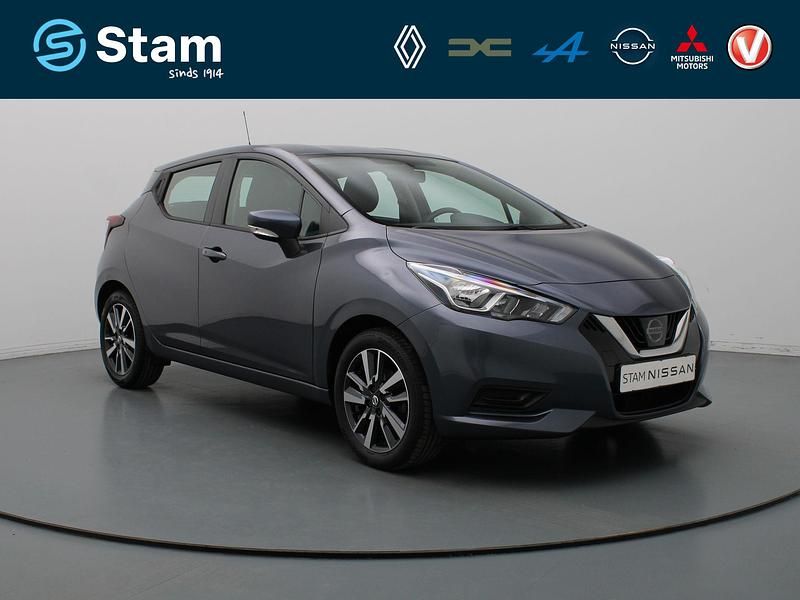 Grijs Gebruikt 2018 Nissan Micra Acenta Hatchback | € 10.490 (Eerlijke prijs) - Afbeelding 1/4