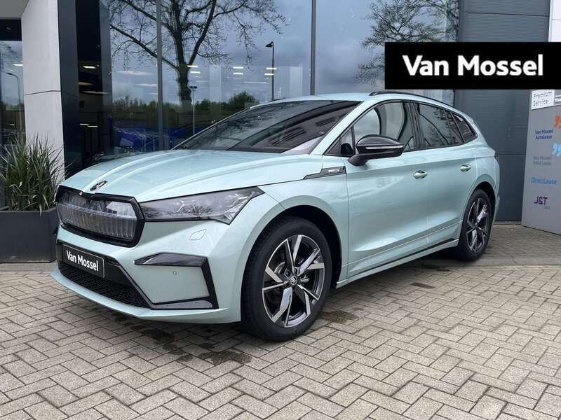 , metallic lak Gebruikt 2022 Skoda Enyaq iV SportLine SUV | € 47.900 - Afbeelding 1/4