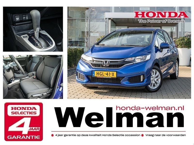 Blauw Gebruikt 2018 Honda Jazz Comfort Hatchback | € 17.950 (Eerlijke prijs) - Afbeelding 1/3