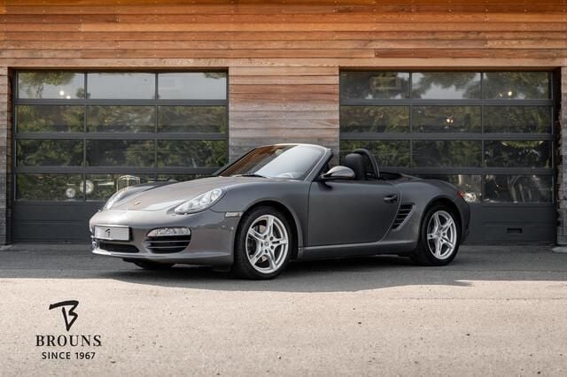 Grijs, metallic lak Gebruikt 2009 Porsche Boxster Cabriolet | € 39.950 (Eerlijke prijs) - Afbeelding 1/4