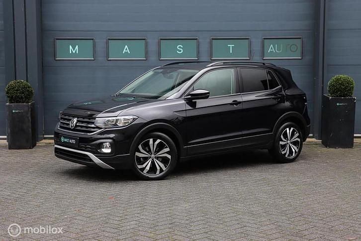 Zwart Gebruikt 2019 VW T-Cross Style SUV | € 18.740 (Eerlijke prijs) - Afbeelding 1/4