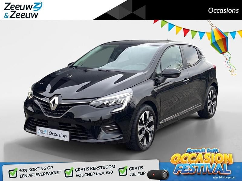 Noir étoilé gne (donker zwart) Gebruikt 2023 Renault Clio V Evolution Hatchback | € 15.935 (Eerlijke prijs) - Afbeelding 1/4