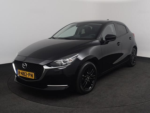 Jet black (zwart metallic) Gebruikt 2022 Mazda 2 Sportive Hatchback | € 18.750 (Eerlijke prijs) - Afbeelding 1/4