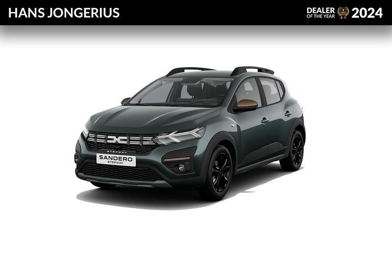Cedar green (groen mica) Nieuw 2025 Dacia Sandero Extreme Hatchback | € 24.650 - Afbeelding 1/4