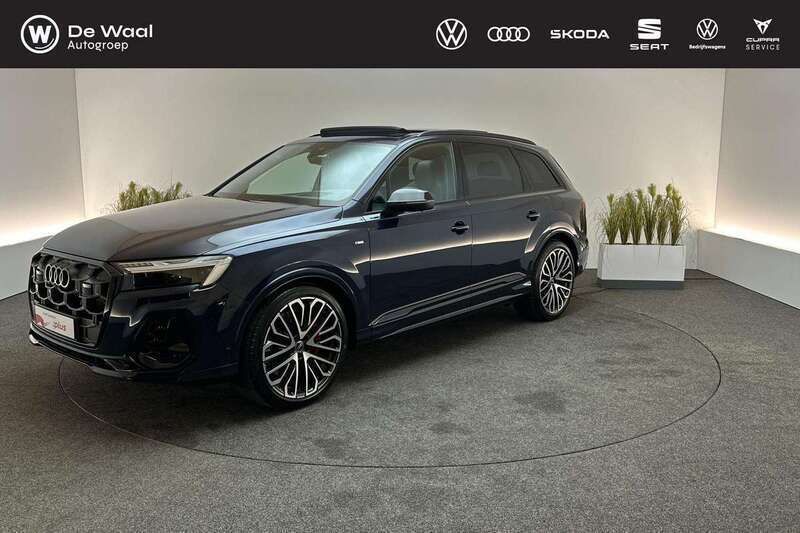 Blauw, metallic lak Nieuw 2025 Audi Q7 Proline SUV | € 113.895 - Afbeelding 1/3