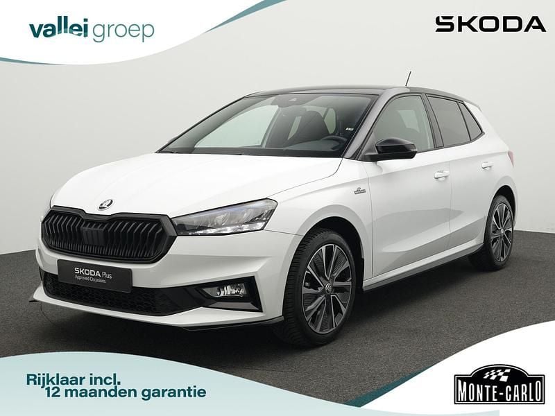 Wit Gebruikt 2024 Skoda Fabia Monte Carlo Hatchback | € 24.750 (Duur) - Afbeelding 1/4