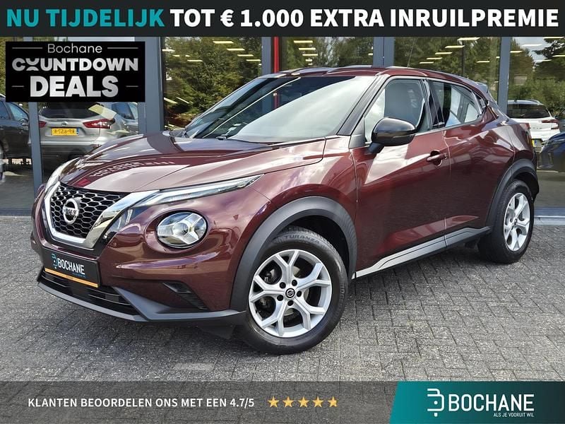 Rood Gebruikt 2020 Nissan Juke Acenta SUV | € 18.195 (Eerlijke prijs) - Afbeelding 1/4