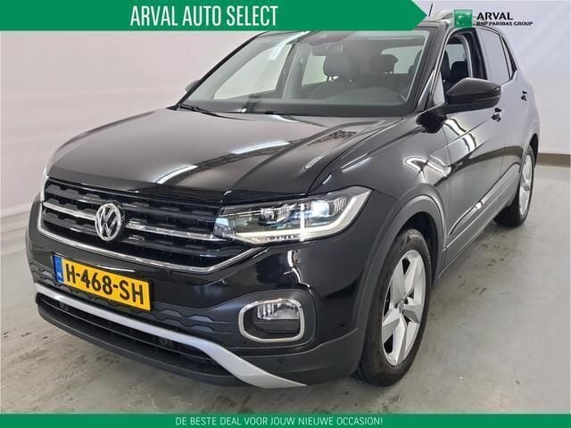 Zwart Gebruikt 2020 VW T-Cross Style SUV | € 19.850 (Eerlijke prijs) - Afbeelding 1/3