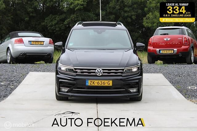 Zwart Gebruikt 2019 VW Tiguan Highline SUV | € 22.950 (Eerlijke prijs) - Afbeelding 1/4