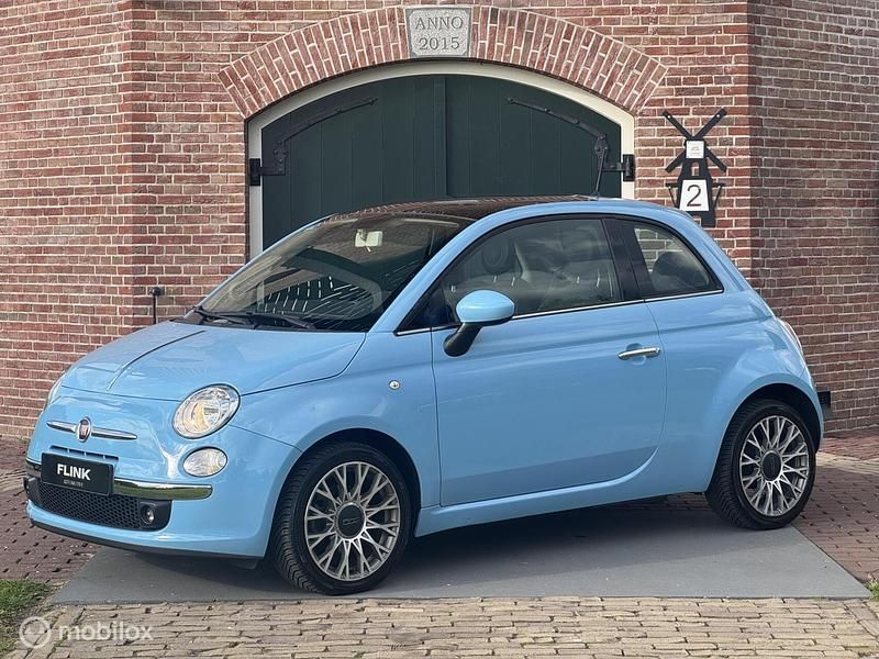 Blauw Gebruikt 2014 Fiat 500S Hatchback | € 7.750 (Eerlijke prijs) - Afbeelding 1/4