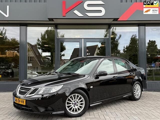 Zwart Gebruikt 2008 Saab 9-3 Vector Sedan | € 7.850 (Duur) - Afbeelding 1/4