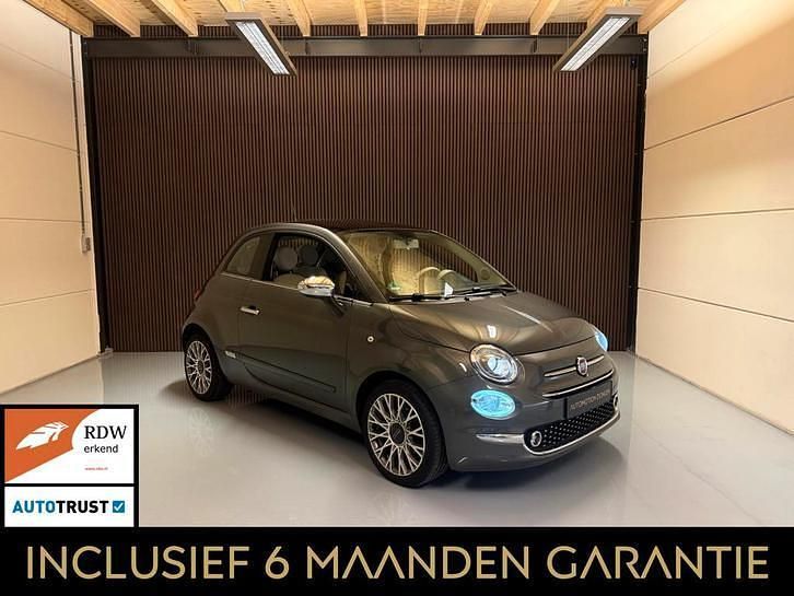 Grijs (metallic) Gebruikt 2017 Fiat 500 Lounge Hatchback | € 8.550 (Eerlijke prijs) - Afbeelding 1/4