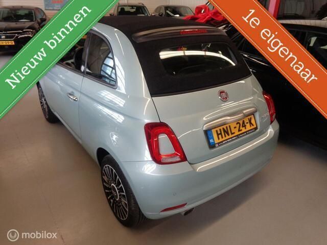 Occasion Fiat 500C Launch Edition 69 PK (50 kW) 2020 Groen, metallic lak Cabriolet