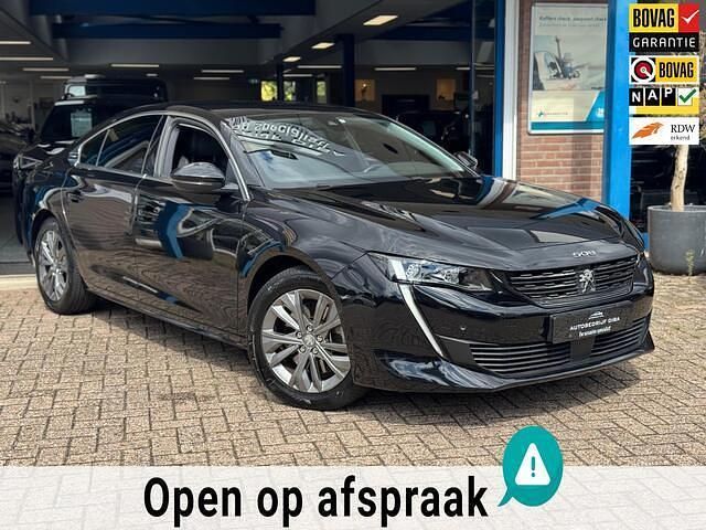Zwart Gebruikt 2020 Peugeot 508 Allure Hatchback | € 19.950 (Eerlijke prijs) - Afbeelding 1/4