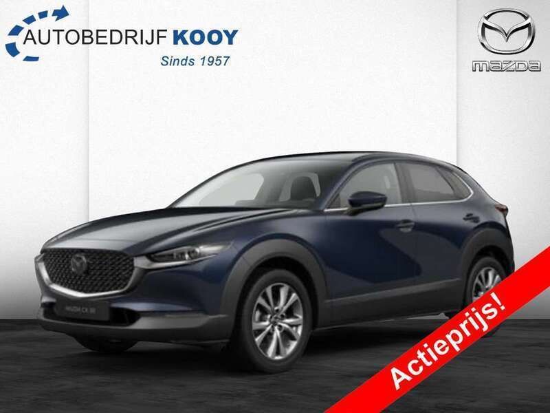Blauw Nieuw 2024 Mazda CX-30 Takumi-Line SUV | € 43.130 (Eerlijke prijs) - Afbeelding 1/4