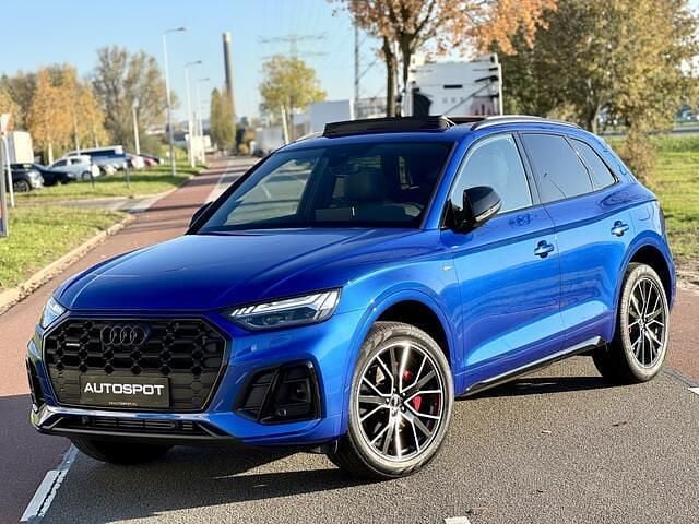 Blauw Occasion 2022 Audi Q5 S-Line SUV | € 48.940 (Iets duurder) - Afbeelding 1/4